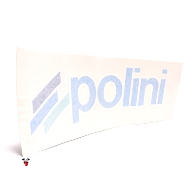 polini SMALL DECAL - blue and white