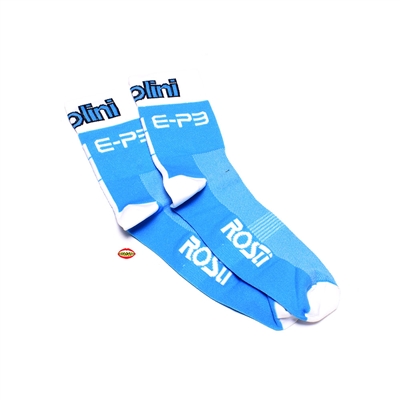 polini RACING socks - blue and white