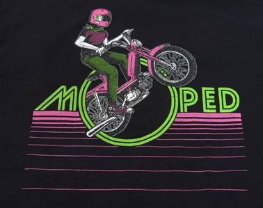 pop a wheelie and be happy on your moped