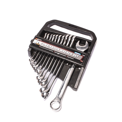 performance tool 11 piece metric combination wrench set