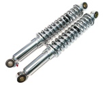 CHROME adjustable 12mm shocks - 350mm
