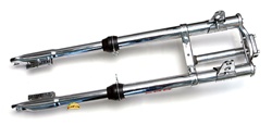 puch maxi & free spirit EBR short CHROME inverted forks