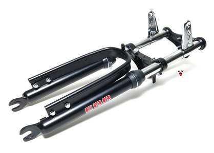 puch EBR BLACK maxi forks WITH stabilizer + reinforced top plate