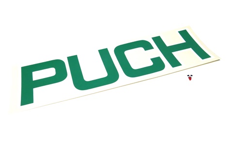 puch LETTERS sticker - LARGE