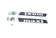 puch maxi N original decals that say "maxi"