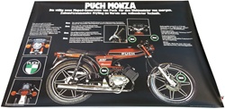 puch monza poster - the world champion of tomorrow