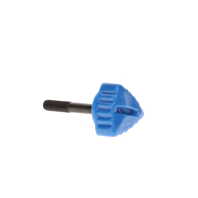 puch moped black LONG side cover bolt - 47mm - BLUE