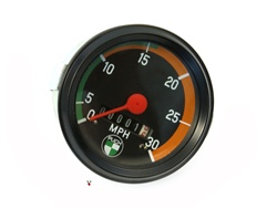 NOS puch stock original VDO 30 mph speedometer + odometer + bracket