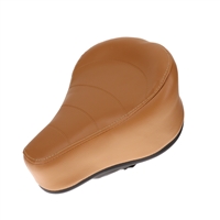 puch moped stock seat - HELLA puffy - CARAMEL