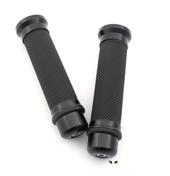 rdr stealth black grip set with bar end savers
