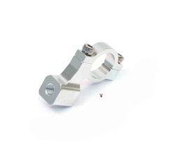 replay chrome RETRO 7/8" mirror bracket - silver