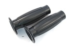 original style retro BLACK handle bar grips