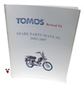 tomos OEM revival ts spare parts manual 2005-2007