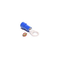 blue ring terminal wire connector - 3.5mm