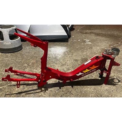 very clean USED sachs SUNDANCER frame - red