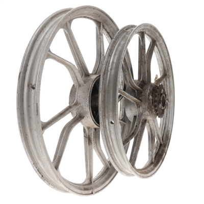 USED original tomos 16" lightning mag wheel set - GREY discount dealz
