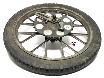 USED 16" another one of the plastic sprocket snowflake rear mags wheel