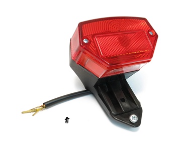sim red n black moped tail light - wide