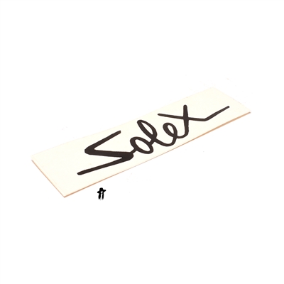 2 pack of solex sticker - black letters