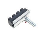 solex brake pad - with metal holder and threaded stud