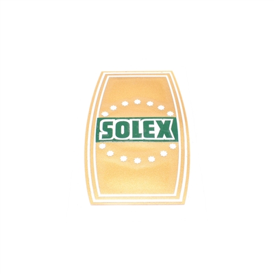 solex sticker - white letters