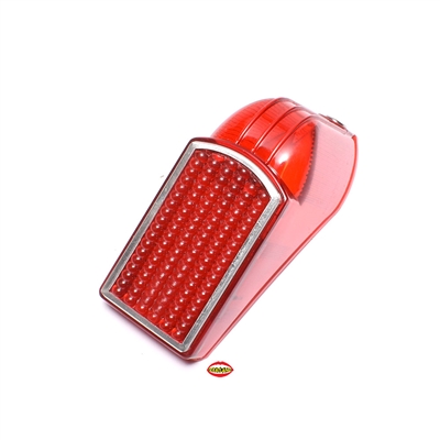 solex taillight lens - krome