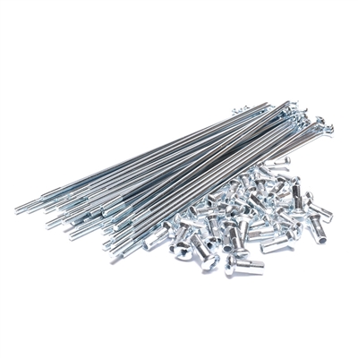 2.6mm x 161mm SILVER spoke set