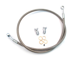 stainless steel hydraulic brake line - 28"