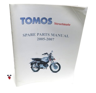 tomos OEM streetmate spare parts manual 2005-2007