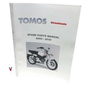 tomos OEM streetmate spare parts manual 2009-2010