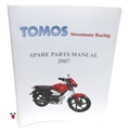 tomos OEM streetmate racing spare parts manual 2007