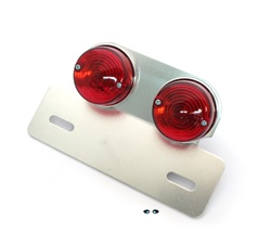 dual round tail light