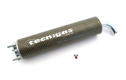 tecnigas next exhaust baffle - carbon