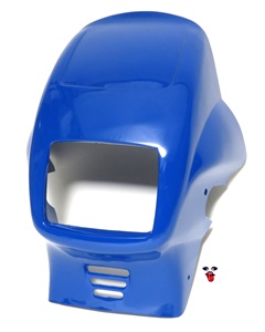 tomos OEM early targa / sprint headlight fairing - ultra blue - v1