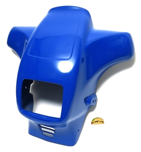 tomos OEM headlight fairing for targa/targa lx - ultra blue - v2