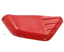 original OEM tomos RED side cover - left side