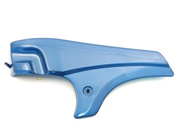 original OEM tomos BLUE lower side cover - left side