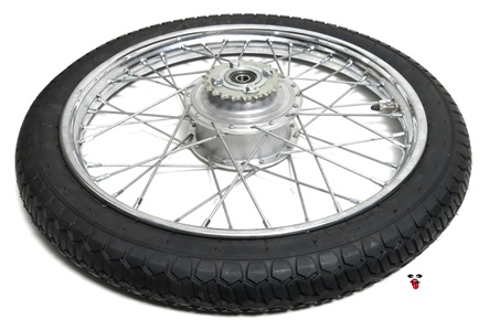 tomos OEM a3 16" rear spoke wheel with tire