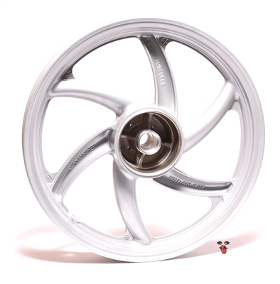 OEM original tomos 16" REAR 6 star mag wheel - silver