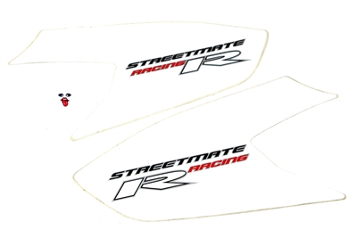 tomos OEM streetmate R tank decals - WHITE