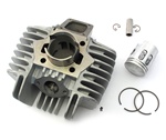 original tomos A35 stock 50cc cast iron cylinder kit - silver