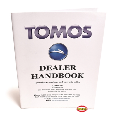 tomos DEALER HANDBOOK from 2003
