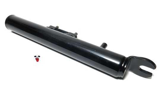 tomos OEM fork bottom - WITH BRAKE TAB / BLACK