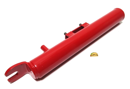 tomos OEM fork bottom - WITH BRAKE TAB / RED