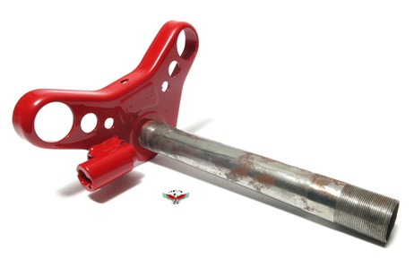 tomos OEM triple tree LOWER YOKE - RED