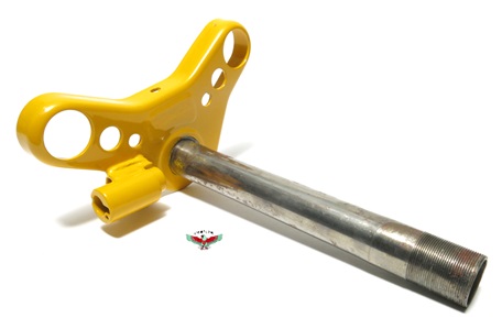tomos OEM triple tree LOWER YOKE - YELLOW