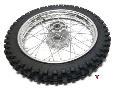 tomos OEM 14" mc50 FRONT spoke wheel w/tire n tube