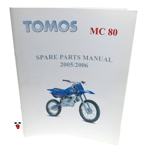 tomos OEM mc80 spare parts manual 2005/2006