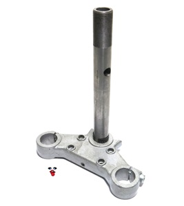 tomos OEM triple tree lower yoke - silver