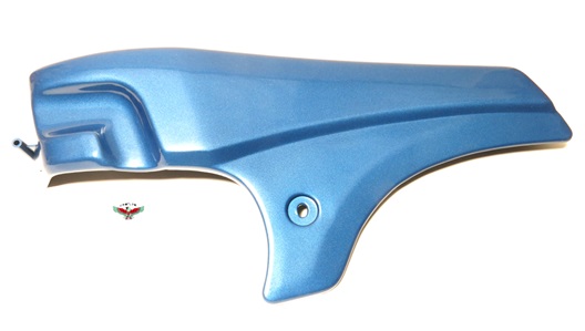 OEM A35 tomos METALLIC BLUE running board - left side